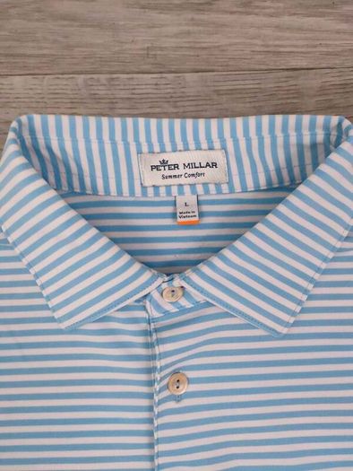 Peter Millar Summer Comfort Golf Polo Shirt Mens Large