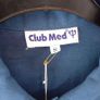 Club Med teal blue linen shirt M Image 2
