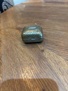retro brass snuff box