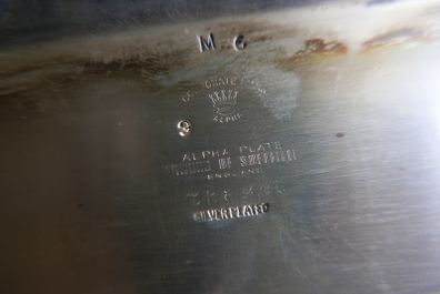 Vintage 1981 Silver Plated Box, beautifully engraved with a wooden interior