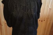 Unusual Black Patterned Dress
