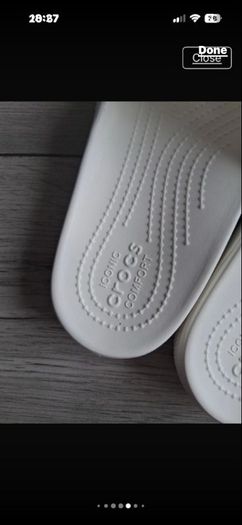 Crocs slider sandal size 5/38