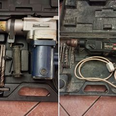 DIY Drill Bundle - Bosch Professional + Heavy Duty Rotary Hammer (Both with Cases)