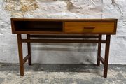 Mid Century Modern Teak Console Table