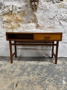 Mid Century Modern Teak Console Table