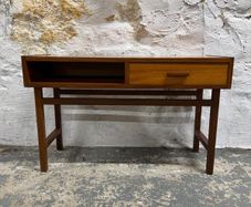 Mid Century Modern Teak Console Table