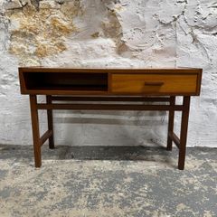 Mid Century Modern Teak Console Table