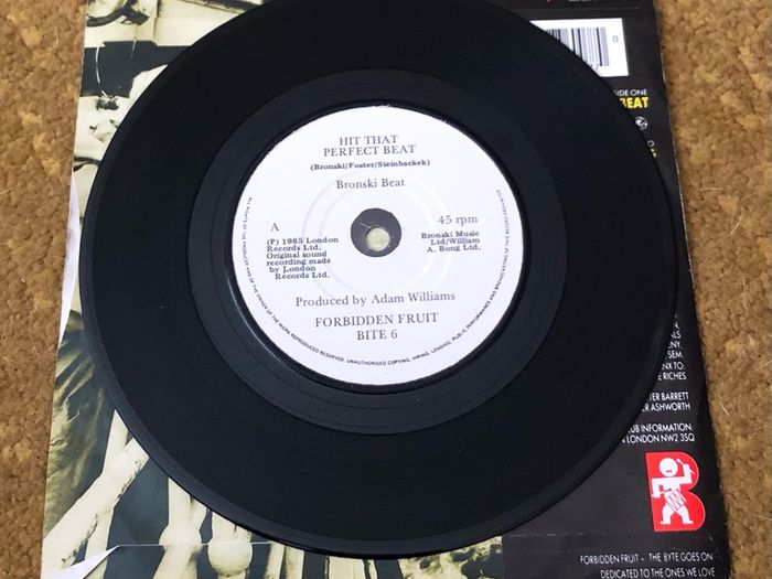 Bronski Beat - Hit That Perfect Beat (1985) Irish 7"