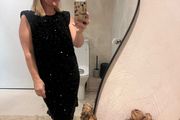 Sequin midi dress