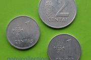 Lithuania 1991 year coins.