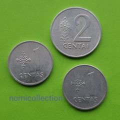 Lithuania 1991 year coins.