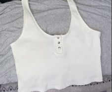 White crop top size M