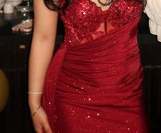 Burgundy Oh Hello Evening dress
