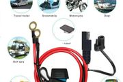 Charger Cable For Motorcycle Battery Terminal To SAE Quick Extension Cable With 10A Fuse O Connector Battery Charger Adapter