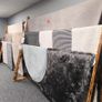Shop fittings chandler stand with electrical wiring + rug stands Image 7