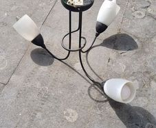 Ceiling Lamp chandelier Metal Black