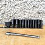 Siegen 60cm Heavy Duty Ratchet + Impact Socket Set Image 2