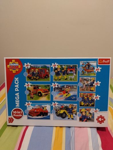Fireman Sam 10 in 1 jigsaw Puzzles