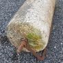Antique handcut Limestone roller. Image 2