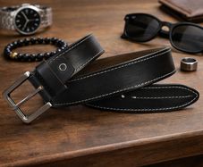 Unisex Genuine Leather Belt Classic Handmade Belt Durable, Long-Lasting, Stylish Leather Waist Belt