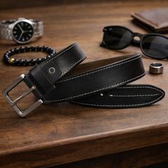 Unisex Genuine Leather Belt Classic Handmade Belt Durable, Long-Lasting, Stylish Leather Waist Belt