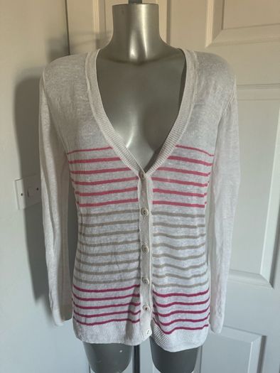 Clements Ribeiro pure linen cardigan size L UK14 EU40 Postage included