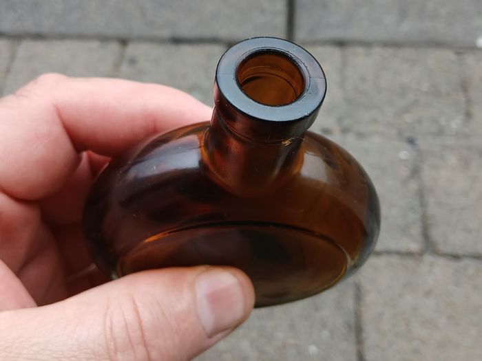 Vintage Tullamore whiskey bottle