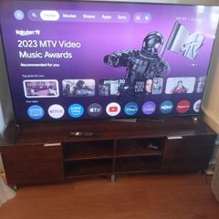 Bravia 65 inch TV and cabinet