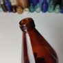 239 - Vintage Brown Glass Embossed Letters Bulmers Collectible Decorative Bottle Image 3