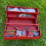 Vintage Cantilever Red Metal Toolbox Kennedy Ireland Image 4