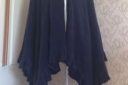 Navy poncho