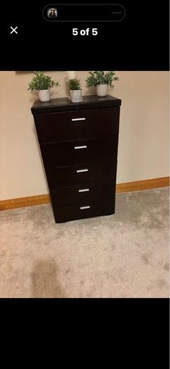 A chest of drawers