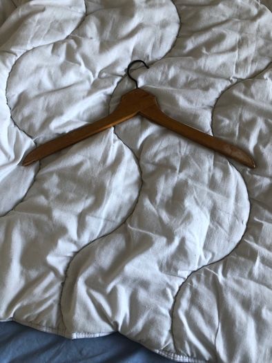 5 Wooden Clothes Hangers