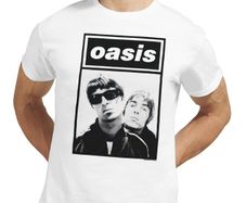 Oasis Band Photo Vintage Style Heavyweight Unisex Crewneck T-shirt