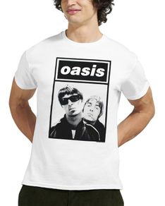 Oasis Band Photo Vintage Style Heavyweight Unisex Crewneck T-shirt