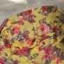 Yellow Floral Infinity scarf Image 5
