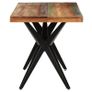 Dining Table 140x70x76 cm Solid Reclaimed Wood Image 4