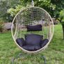 Hanging Swings Eggs Metal Frame  Free Delivery Image 5
