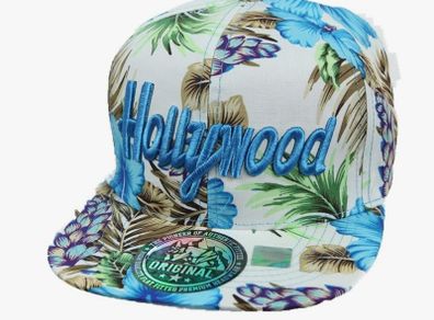 Baseball Cap Hollywood Snapback Hat Floral Hawaiian