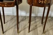 Louis XVI ornate side tables.. fantastic french furniture..