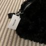 MONKII Black Fluffy Bag - Brand New Image 2