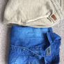 ZARA Denim shirt and joggers Image 7