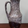 Fabulous Funky Retro Vintage Mid-Century Large One-Handled Fat Lava Vase, by SCHEURICH KERAMIK , Shape Number 407-35, Circa 1960s Image 4