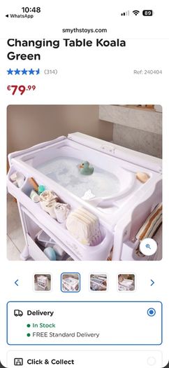 baby multi purpose baby changing table (brand new in box)