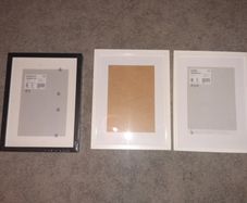 ikea frames x3 (30 x 40 cm)