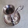 silver plated candlesticks / vintage silver plated zinc candlesticks. Image 6