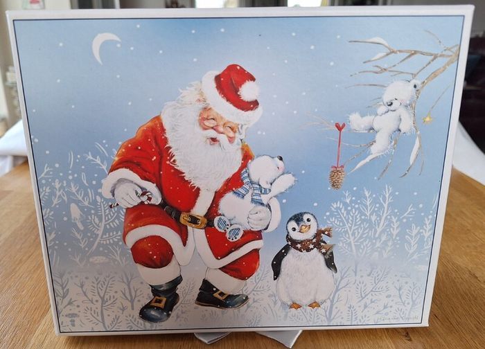 Boxed Set of 4 Santa Claus, Penguin and Polar Bear Cups
