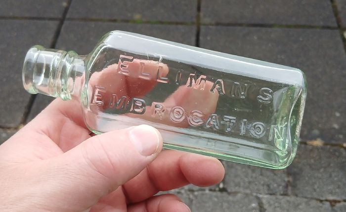 Elliman's Embrocation bottle