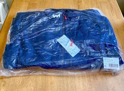 Brand New Helly Hansen Crew Midlayer Waterproof Jacket Men's Size M Navy 30253