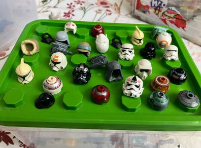 lego Star Wars minifigure helmets etc